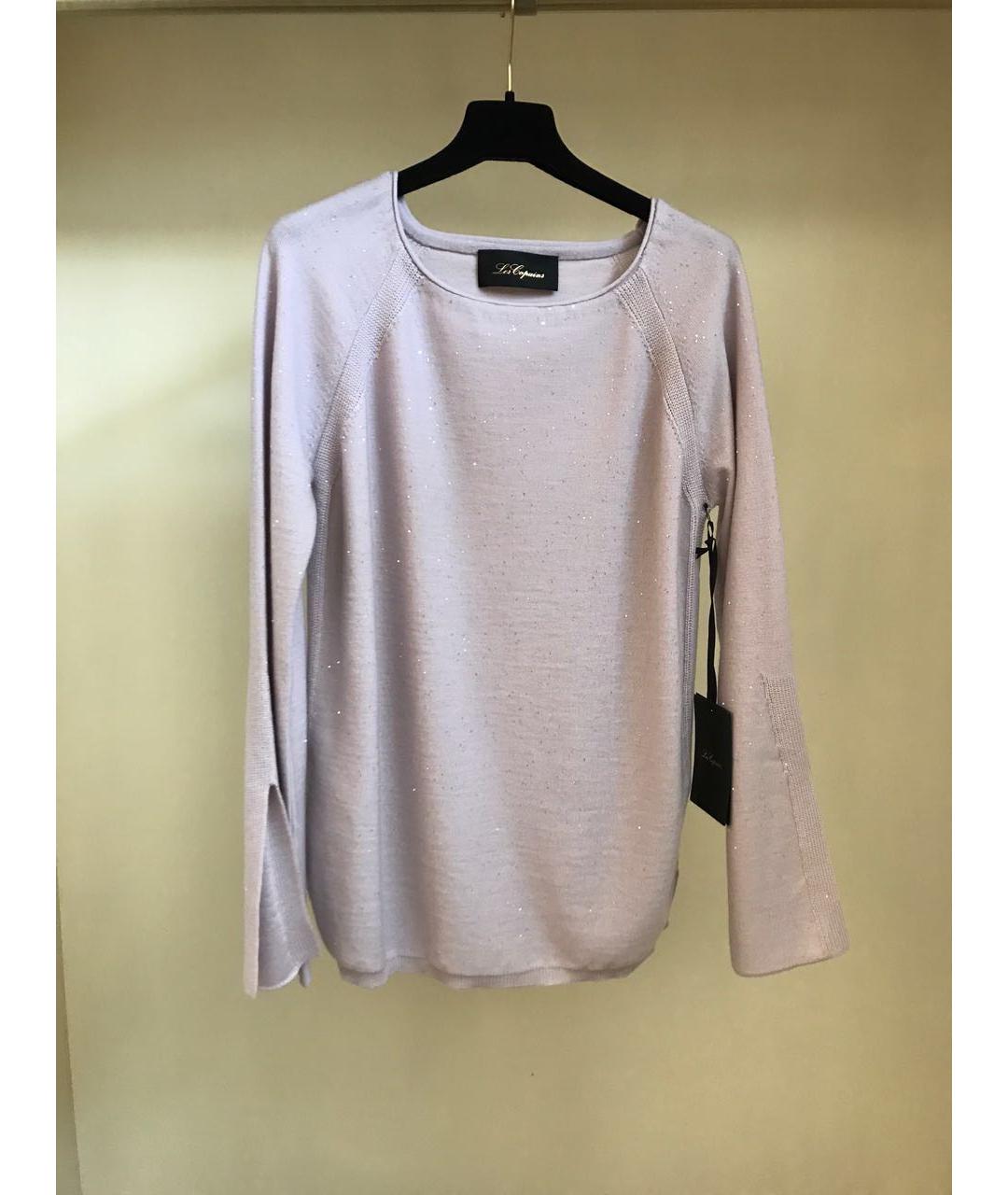 LES COPAINS Розовый шерстяной джемпер / свитер, фото 7