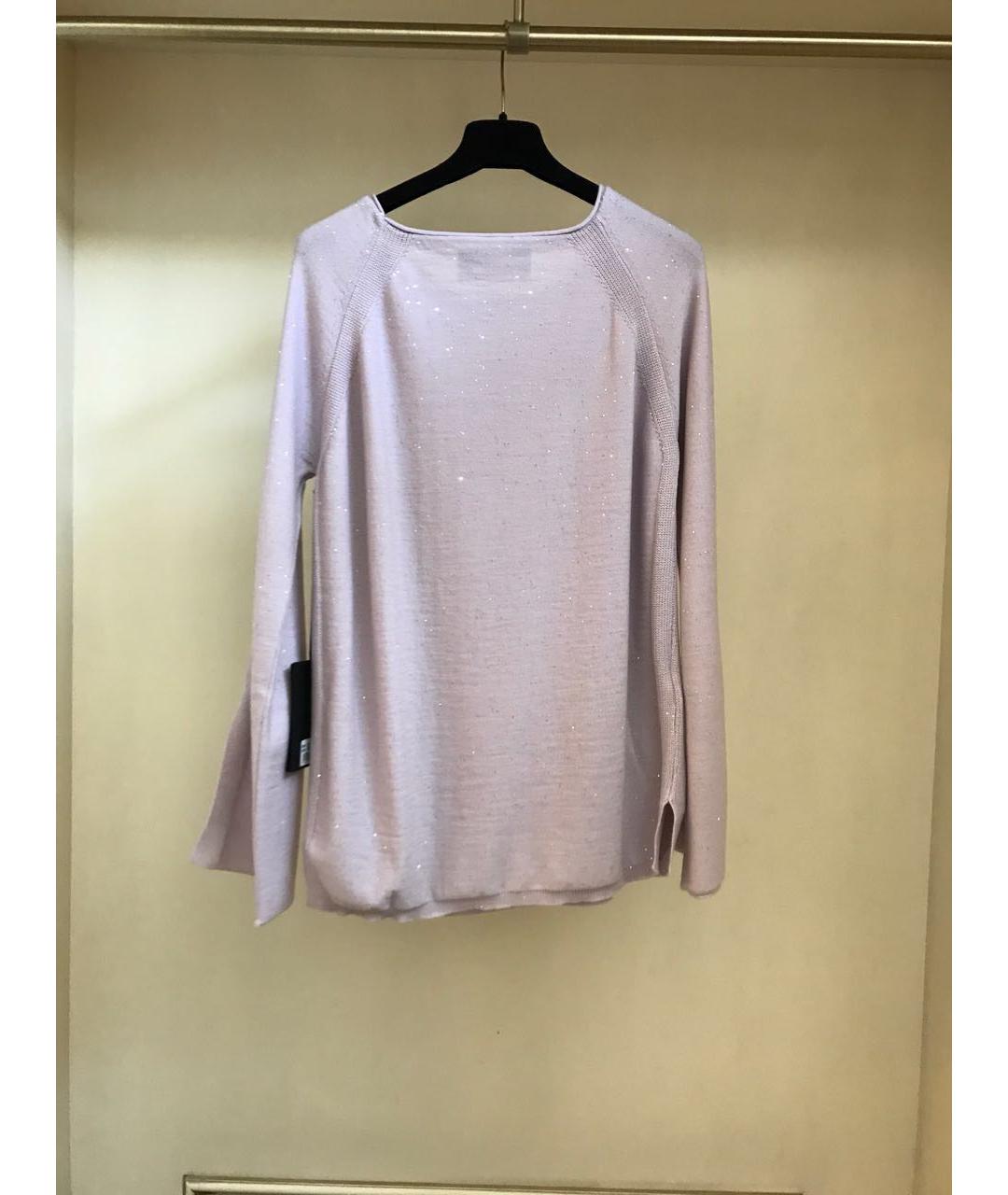 LES COPAINS Розовый шерстяной джемпер / свитер, фото 8