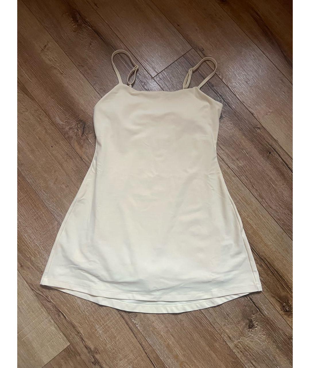 ALO YOGA Желтое полиэстеровое платье, фото 8