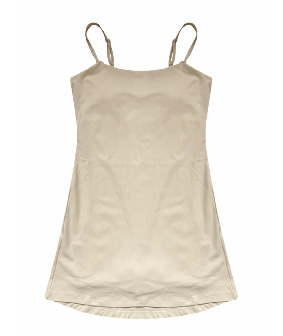 ALO YOGA Желтое полиэстеровое платье, фото 1