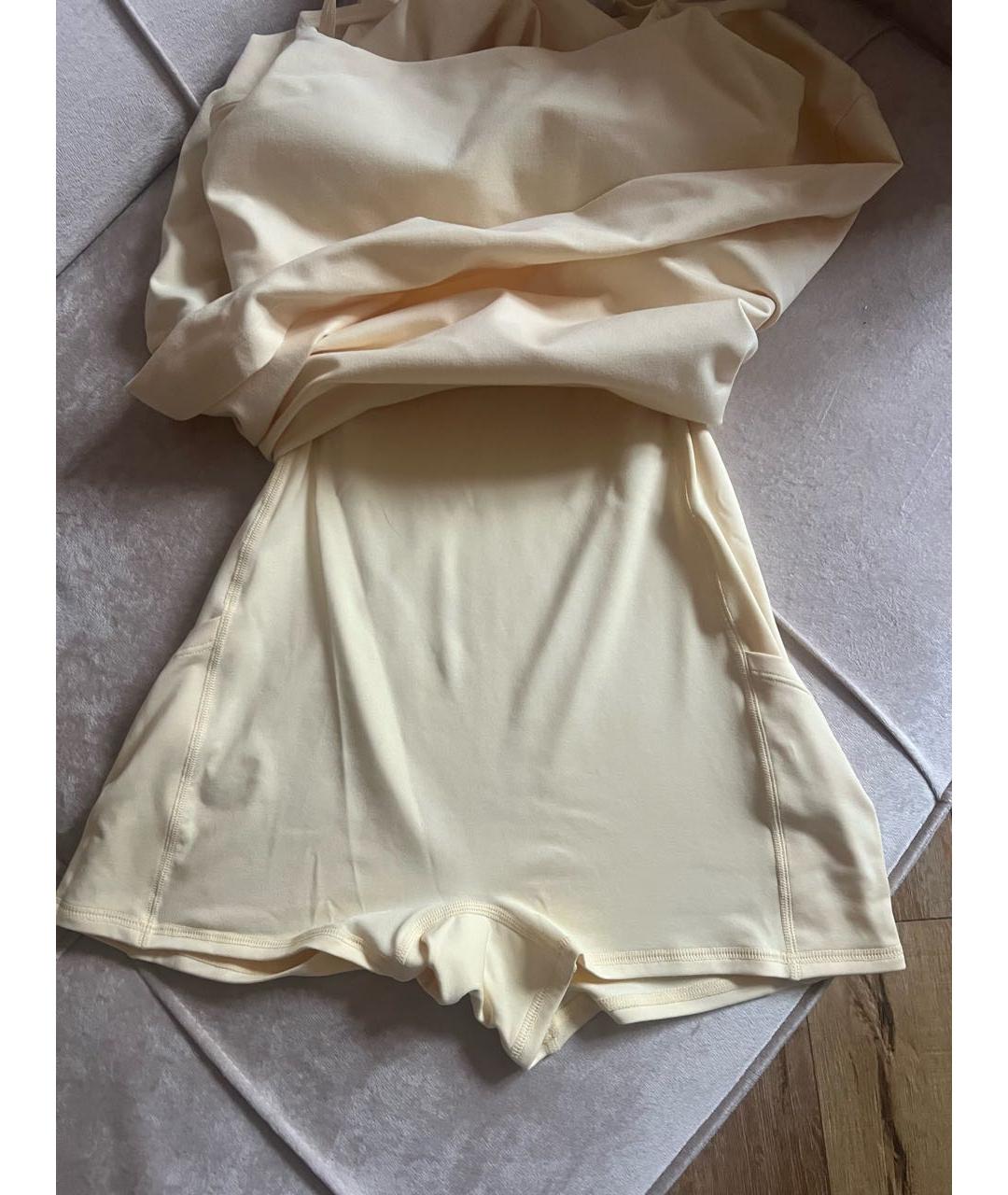 ALO YOGA Желтое полиэстеровое платье, фото 4