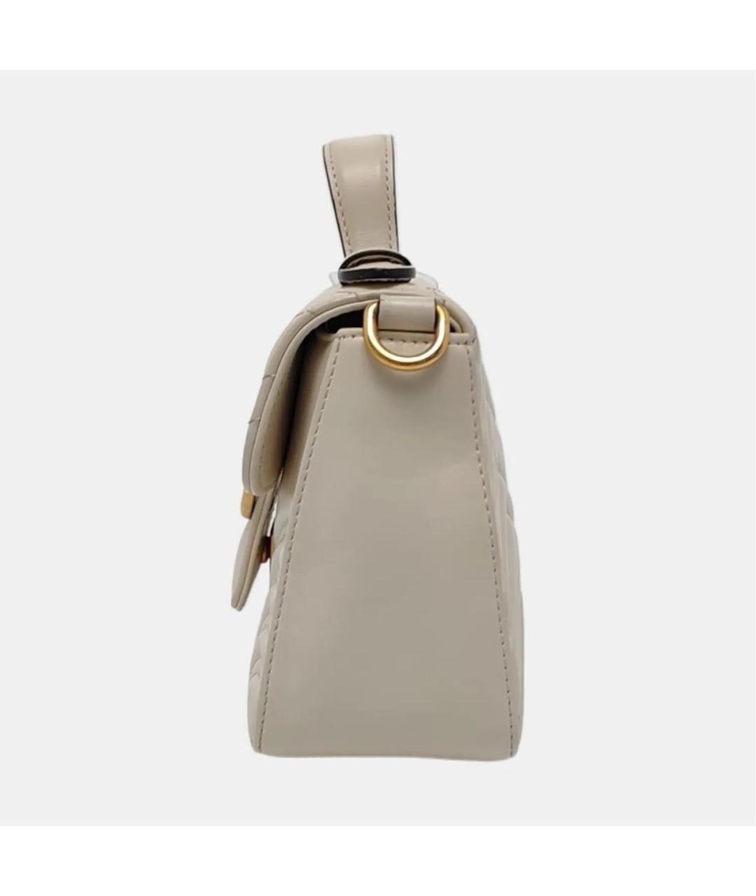 GUCCI Бежевая кожаная сумка через плечо, фото 2