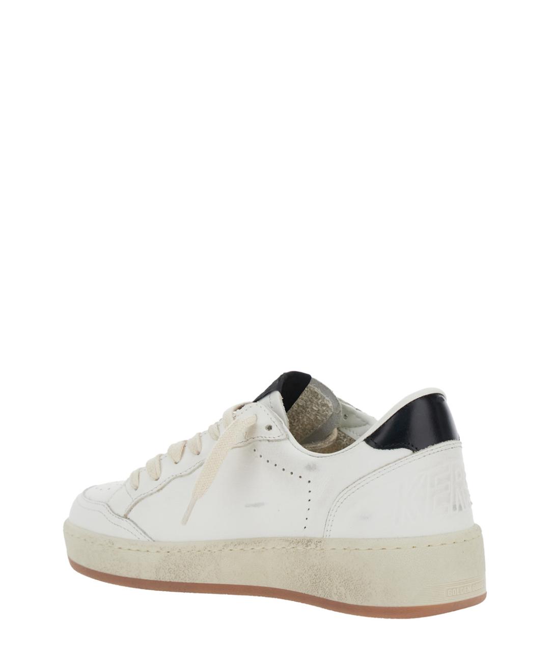 GOLDEN GOOSE DELUXE BRAND Белые кожаные кроссовки, фото 3