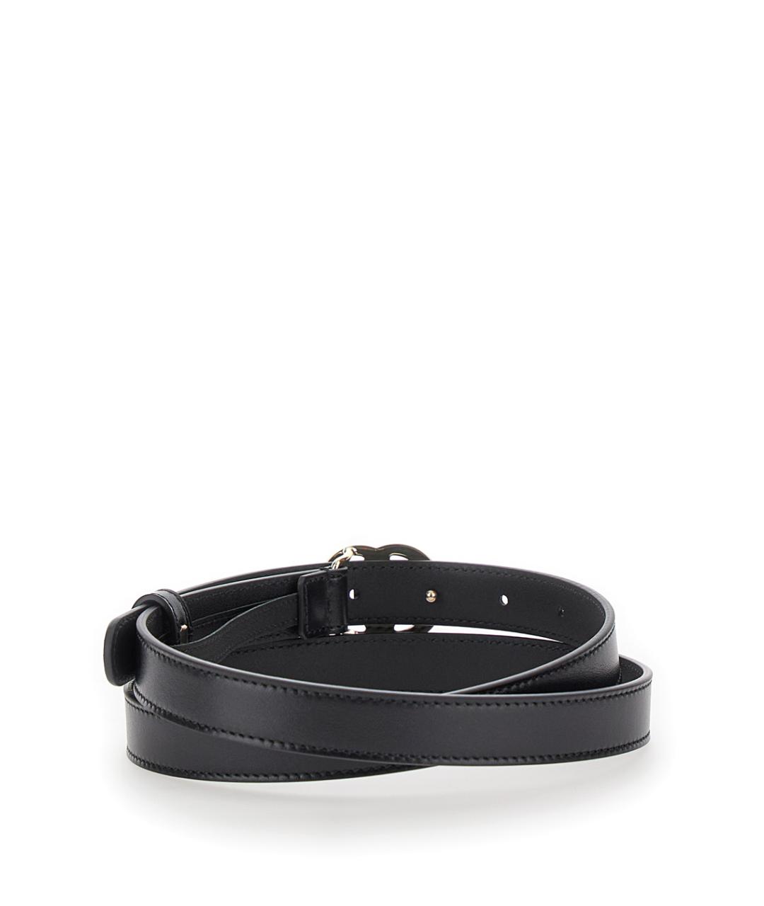 GUCCI Черный кожаный ремень, фото 2