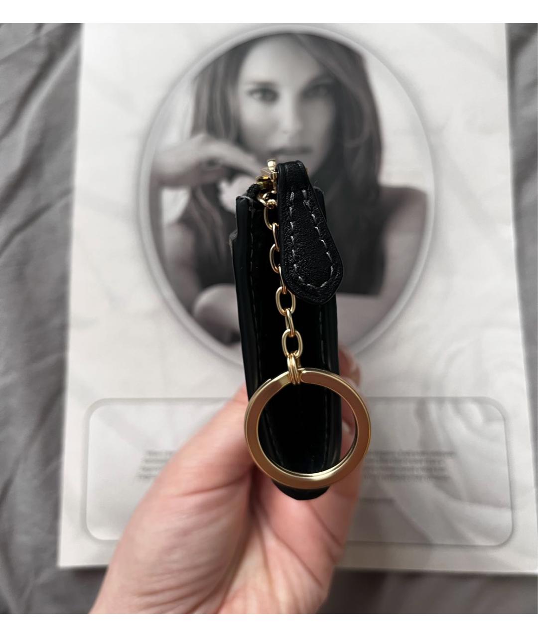 COACH Черный кожаный кардхолдер, фото 5