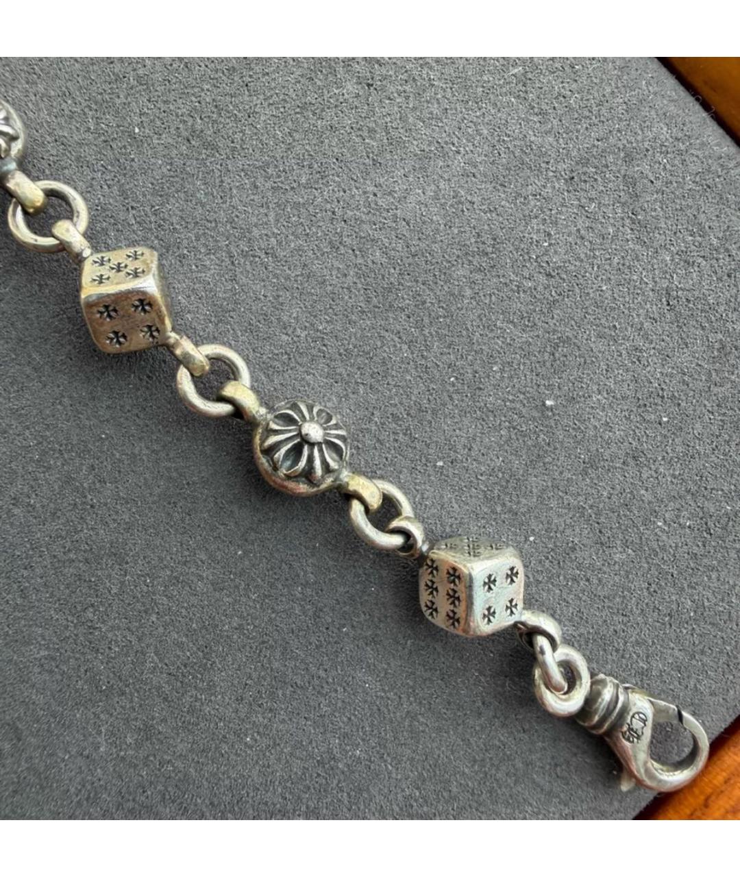 CHROME HEARTS Серебрянный браслет, фото 3