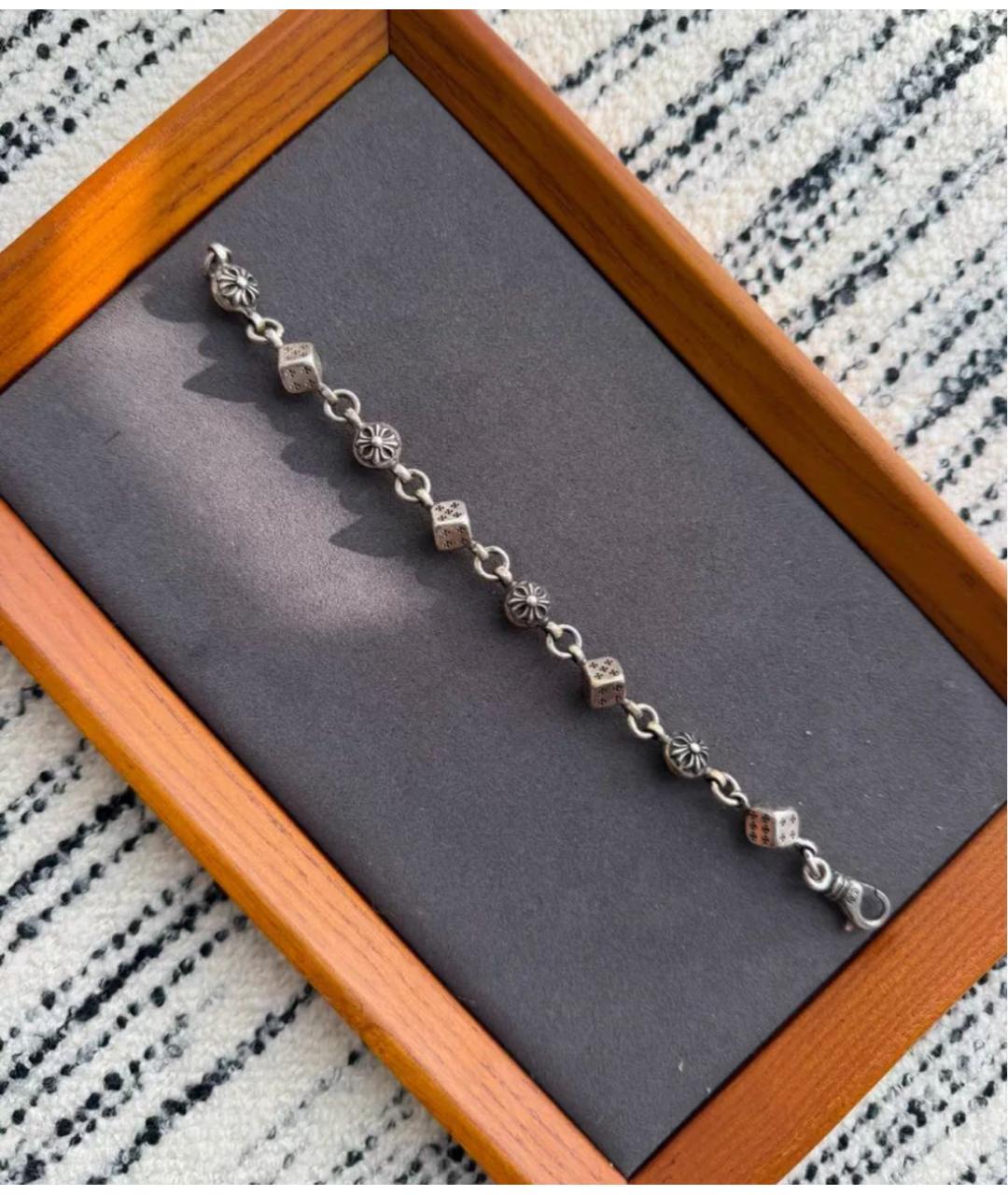 CHROME HEARTS Серебрянный браслет, фото 8