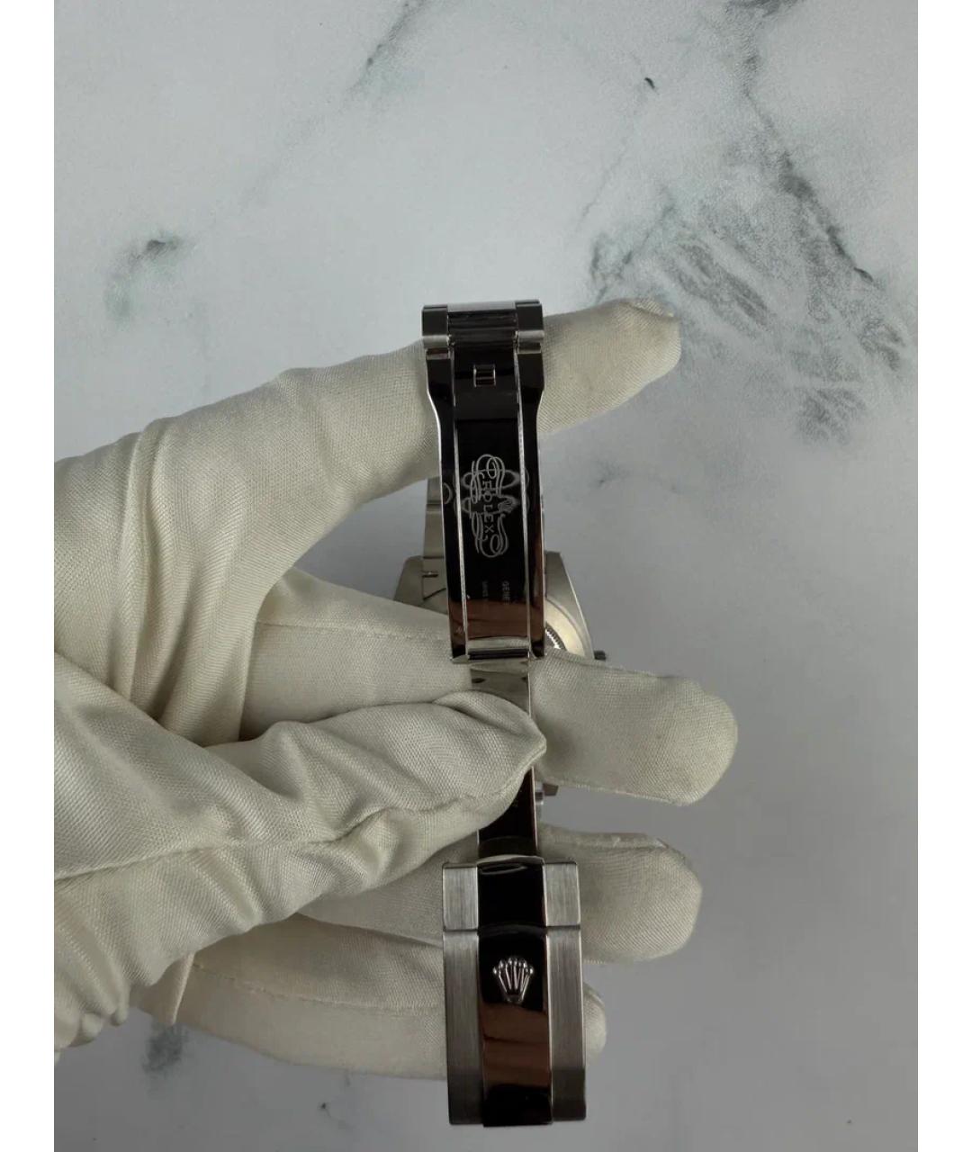 ROLEX Синие часы из белого золота, фото 6