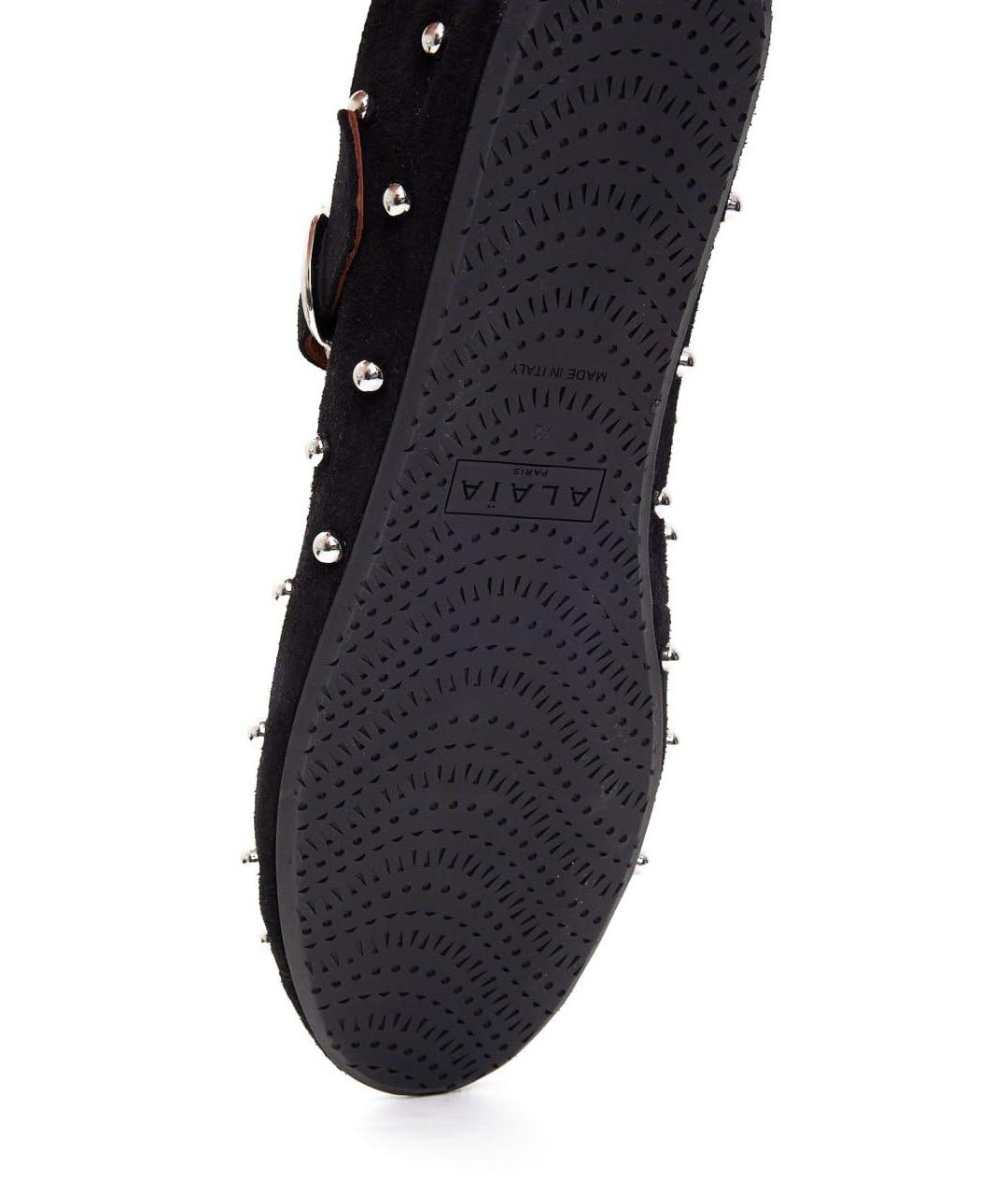 ALAIA Черные замшевые балетки, фото 3