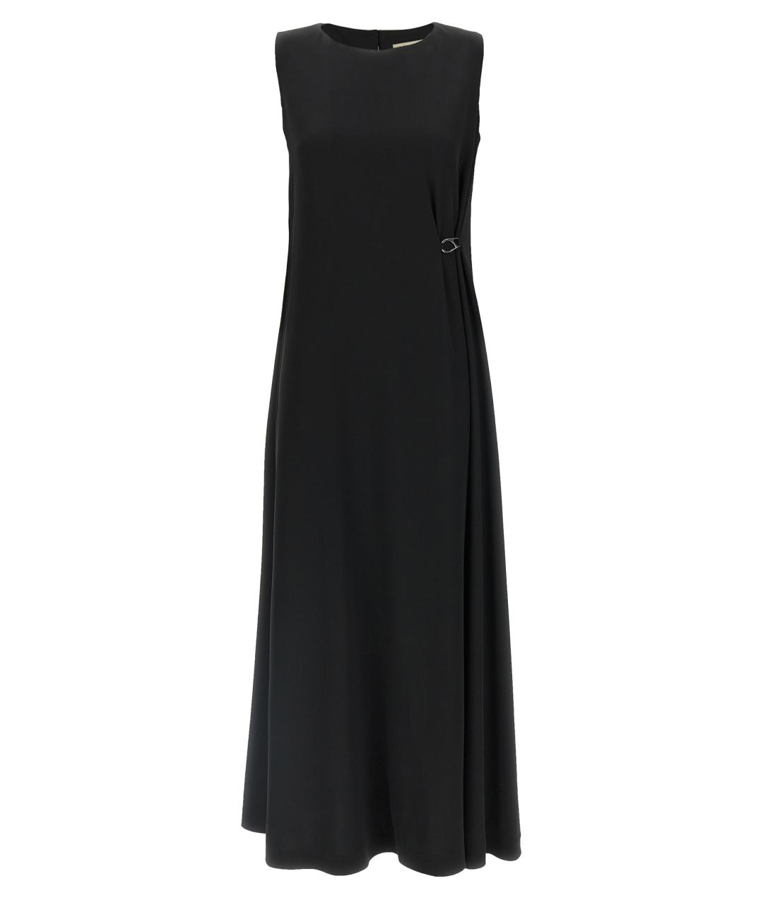 HERNO Черное полиэстеровое вечернее платье, фото 1