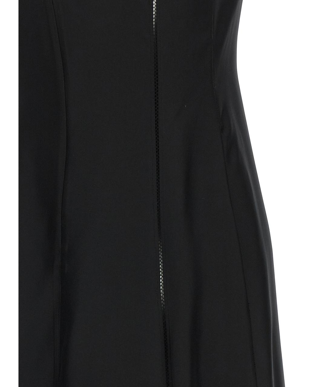 LOULOU STUDIO Черное шелковое вечернее платье, фото 4