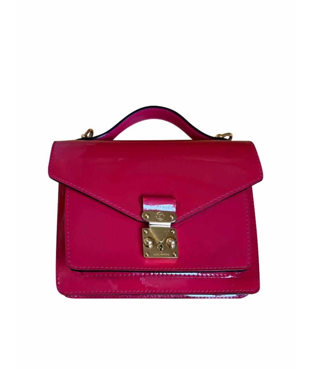 LOUIS VUITTON Розовая сумка через плечо из лакированной кожи, фото 1