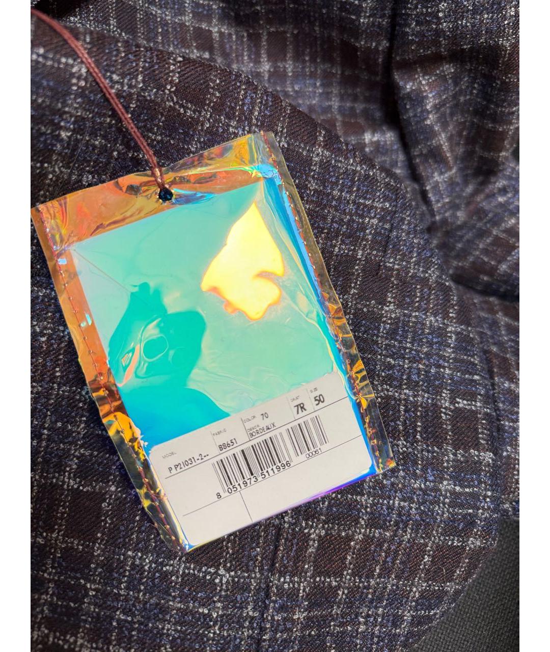 PAL ZILERI Темно-синий шерстяной пиджак, фото 3