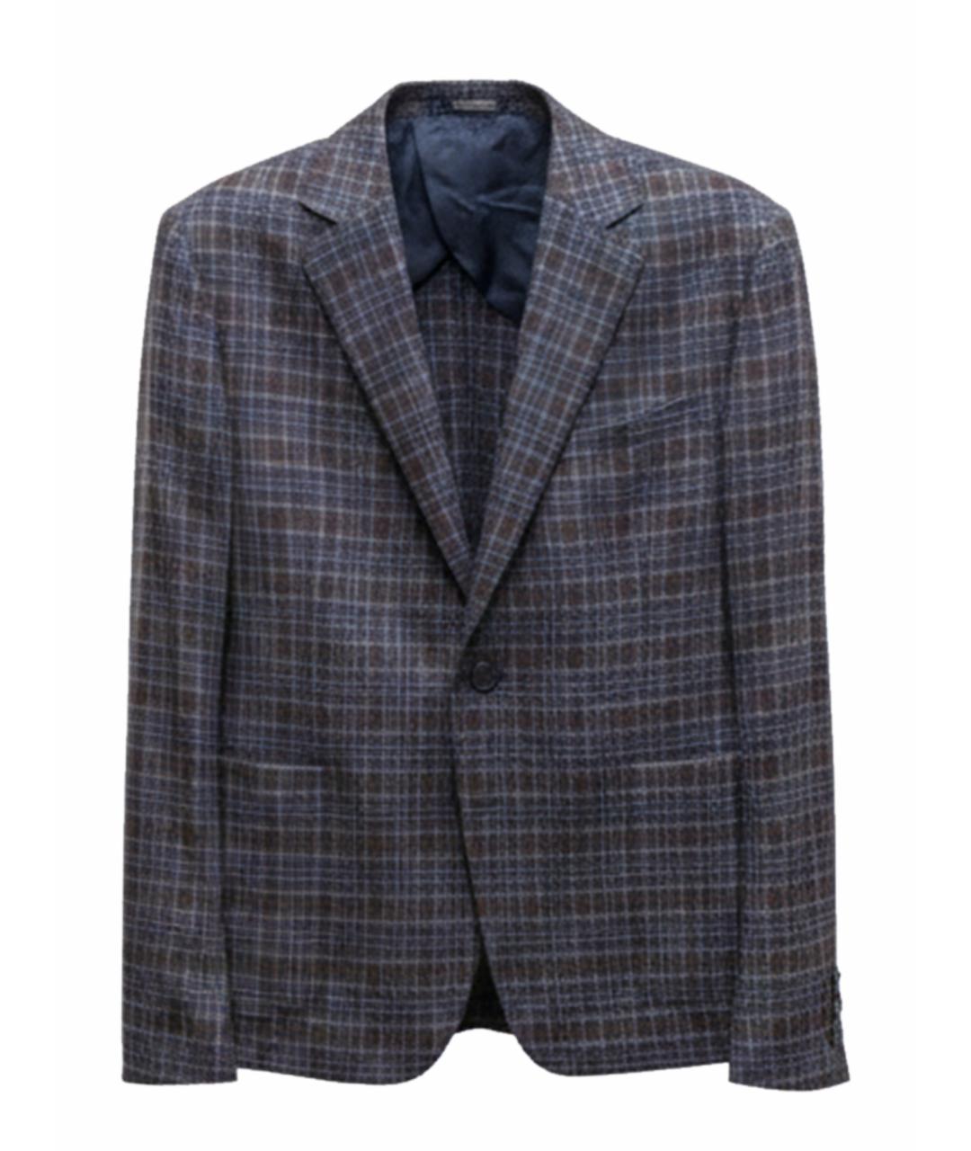 PAL ZILERI Темно-синий шерстяной пиджак, фото 1