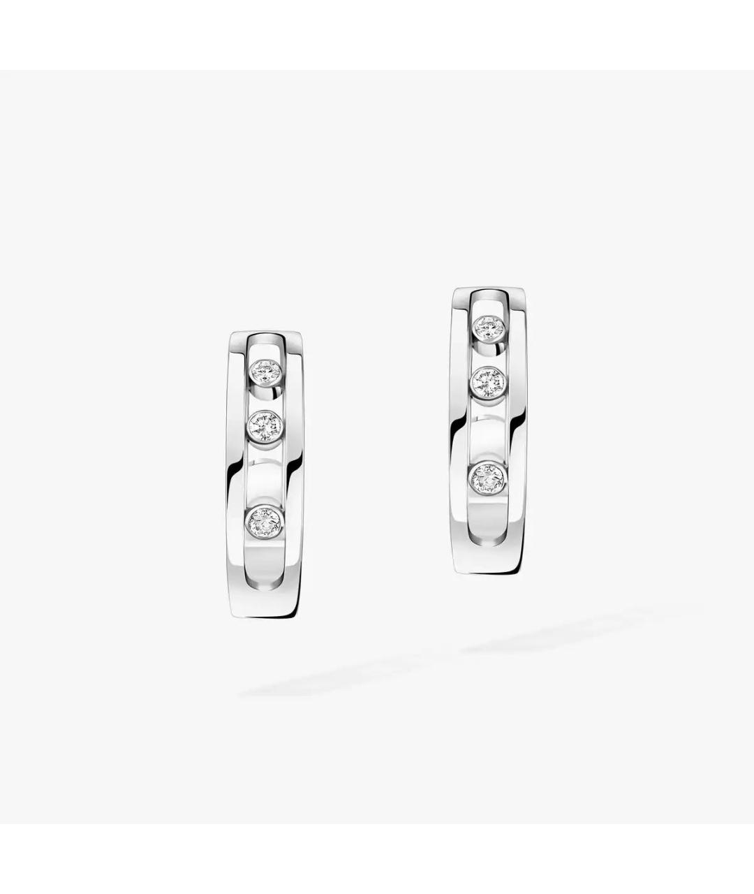 MESSIKA Серебряные серьги из белого золота, фото 2