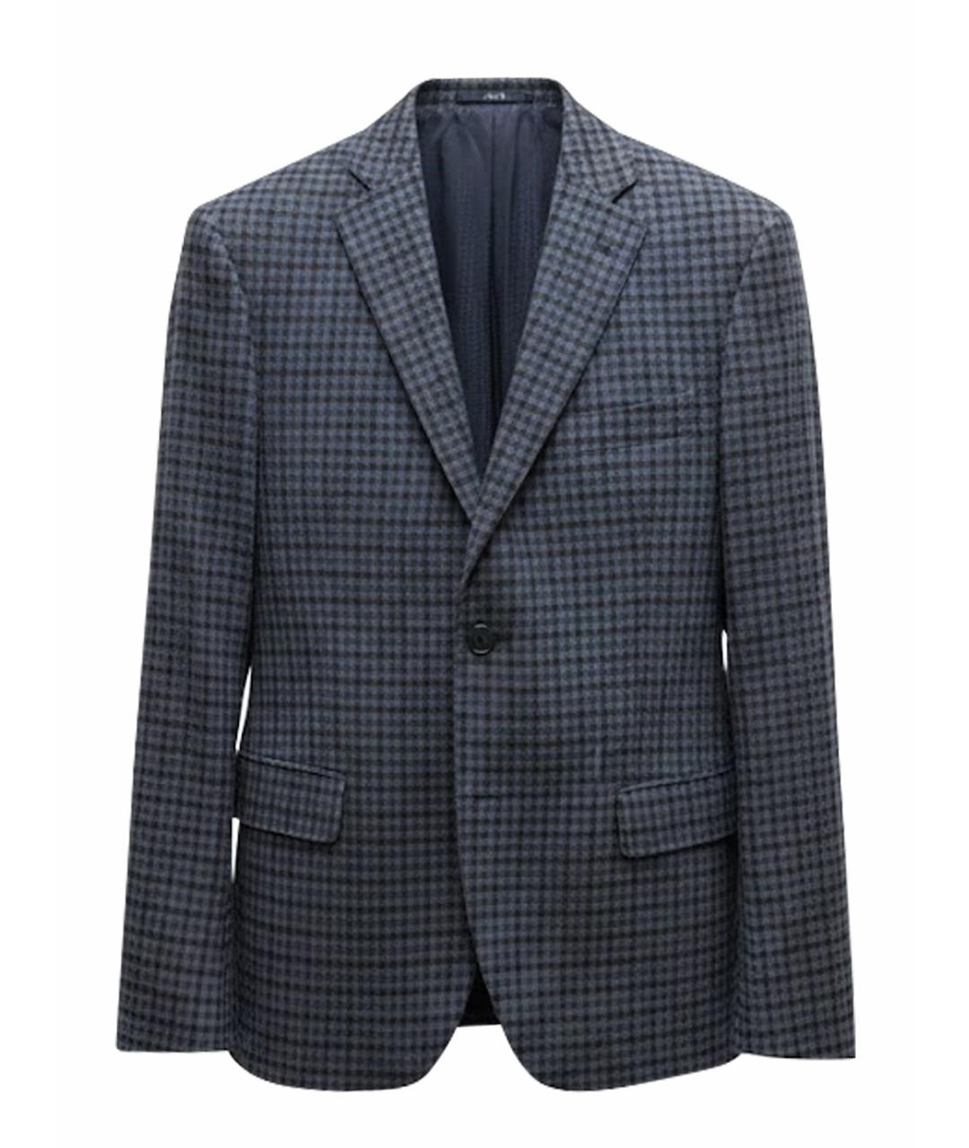 PAL ZILERI Синий шерстяной пиджак, фото 1