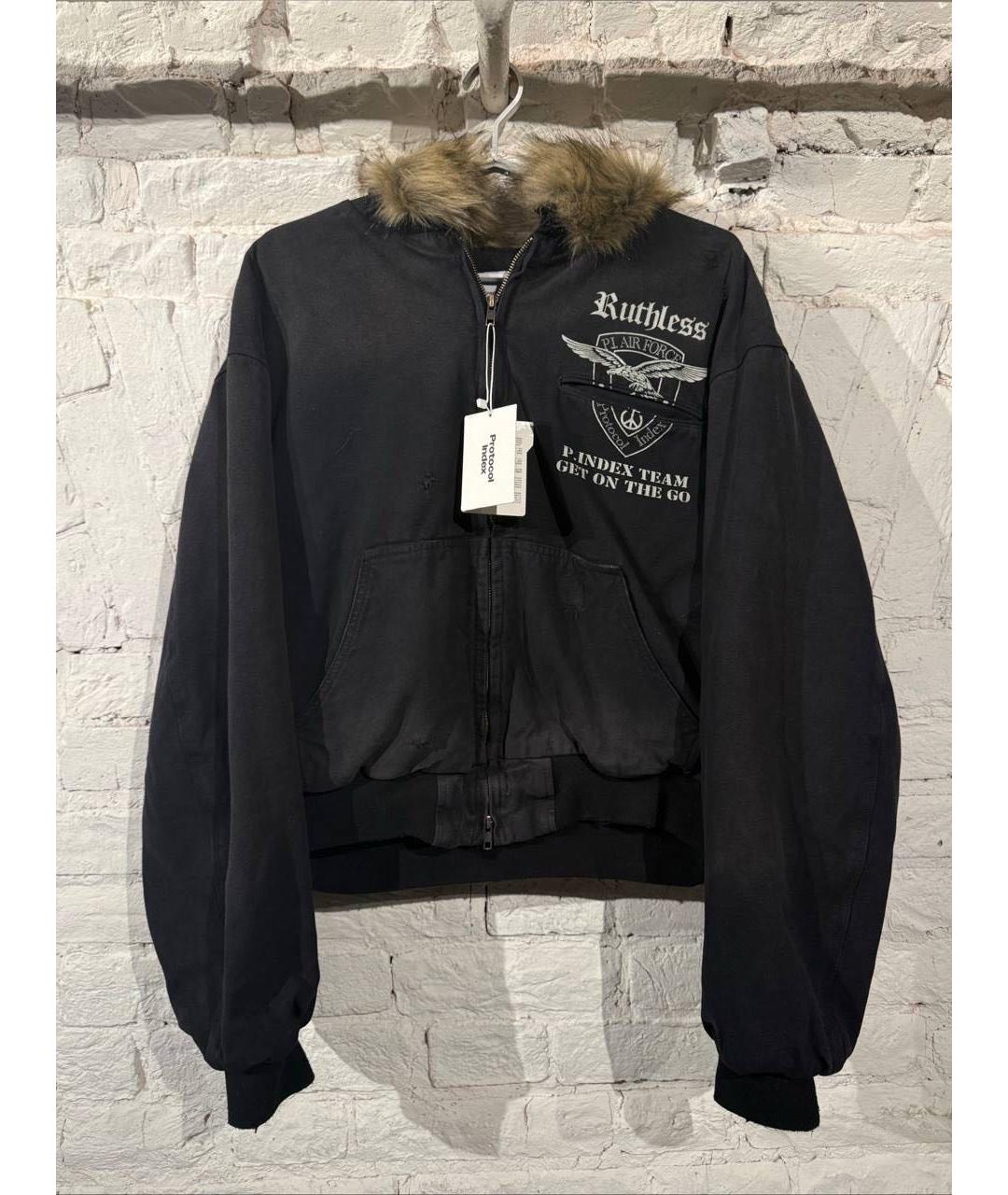 PROTOCOL INDEX Антрацитовая куртка, фото 3
