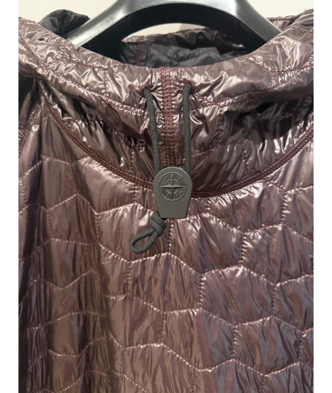 STONE ISLAND Фиолетовая синтетическая куртка, фото 3