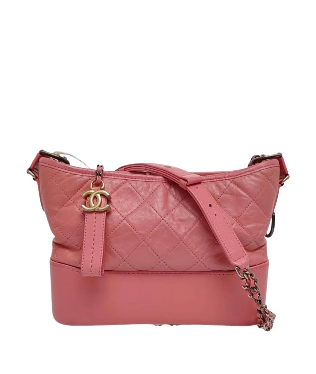 CHANEL Розовая кожаная сумка тоут, фото 1