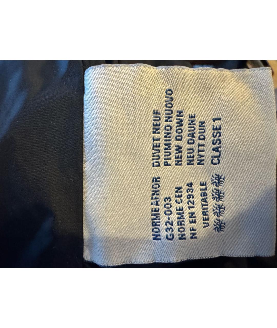 MONCLER Фиолетовый полиамидовый пуховик, фото 7