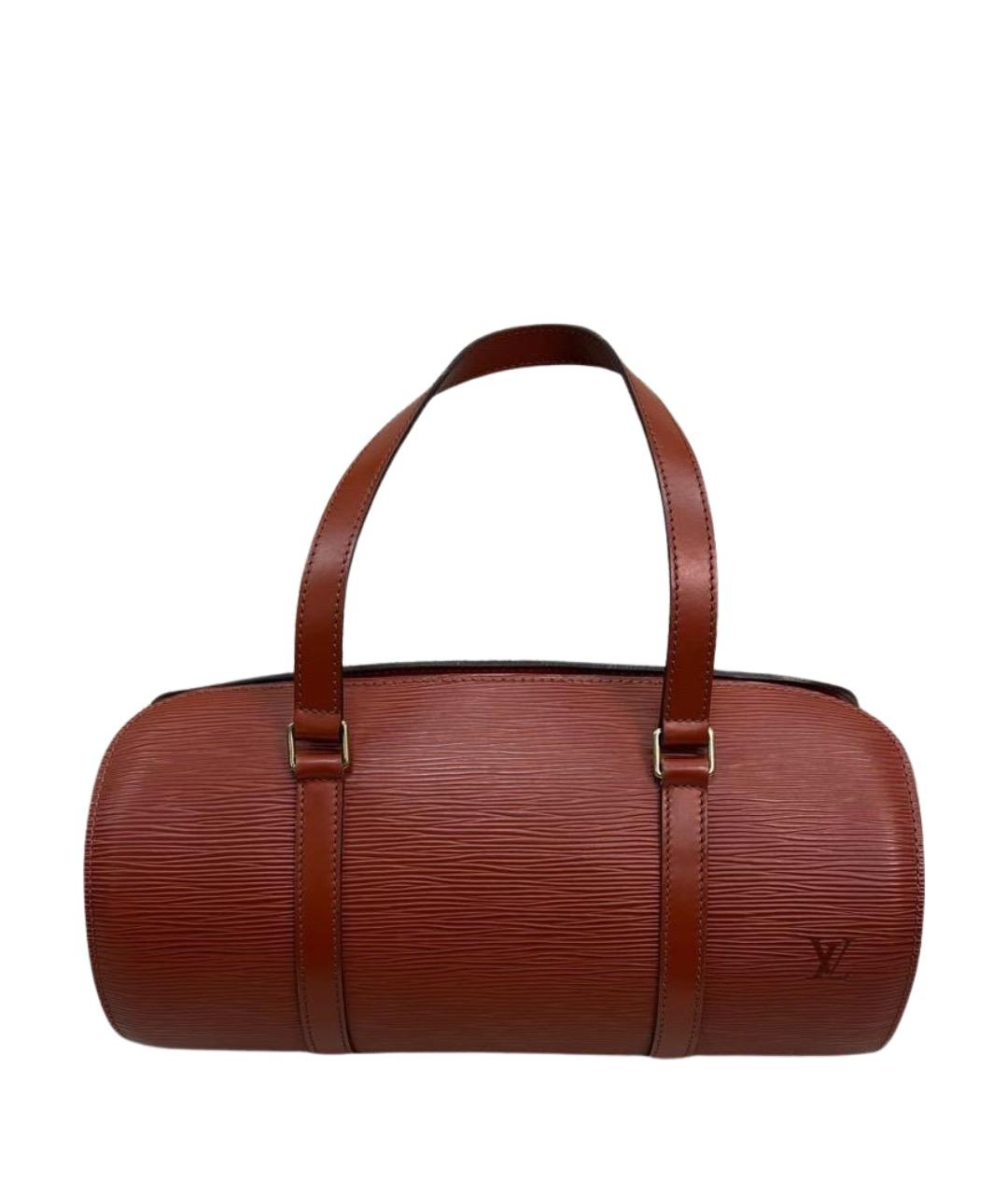 LOUIS VUITTON Красная кожаная сумка с короткими ручками, фото 1