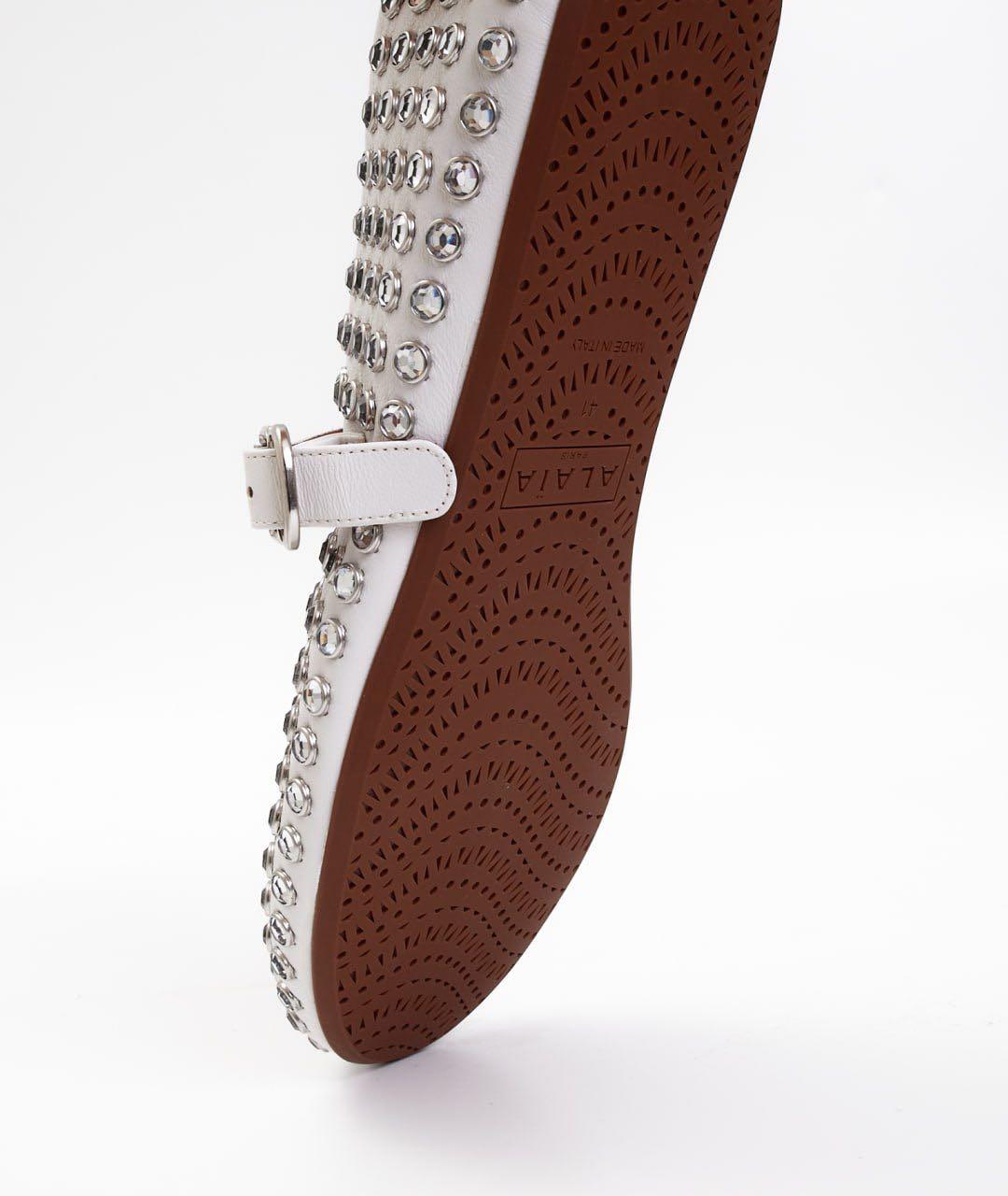 ALAIA Белые замшевые балетки, фото 2