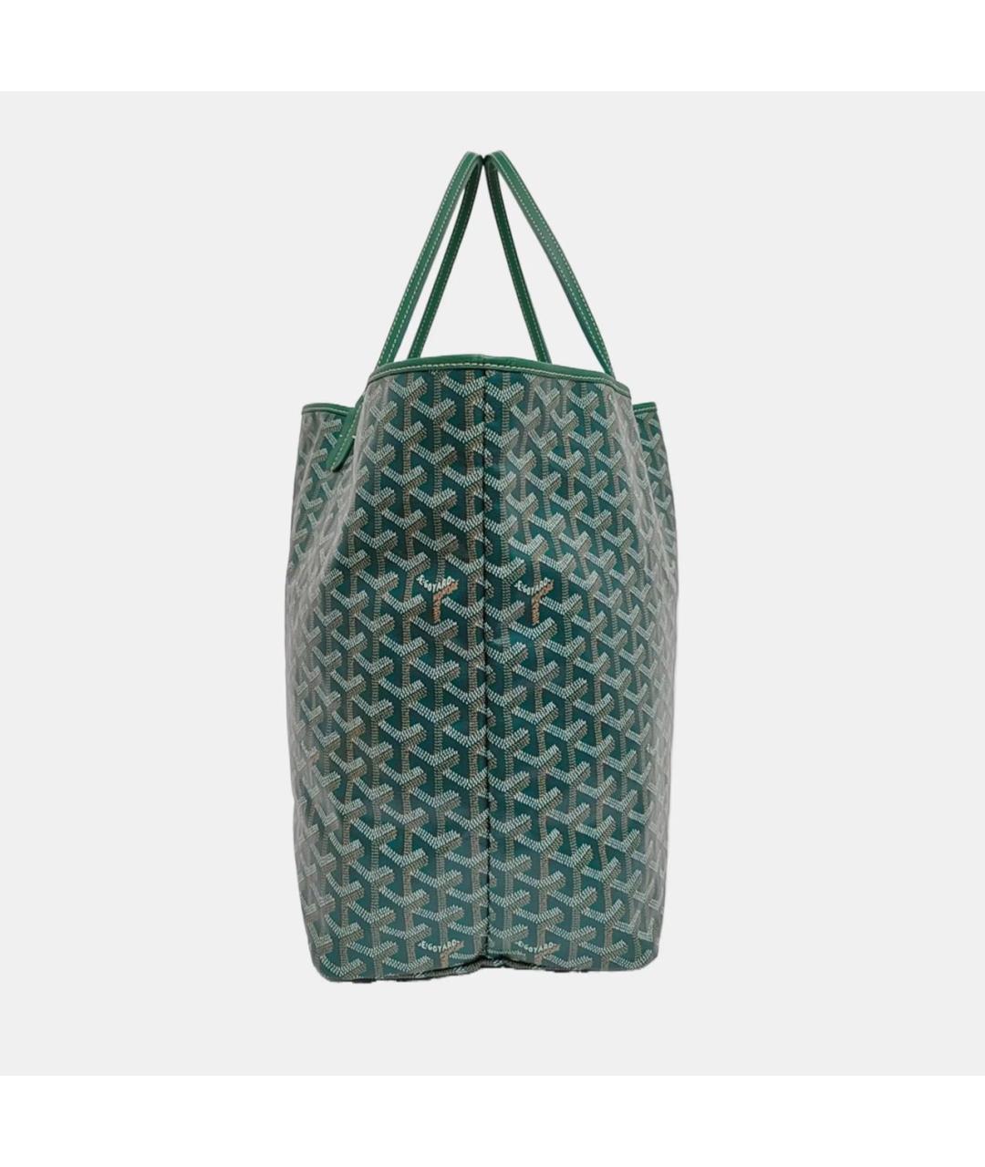 GOYARD Зеленая сумка тоут, фото 2