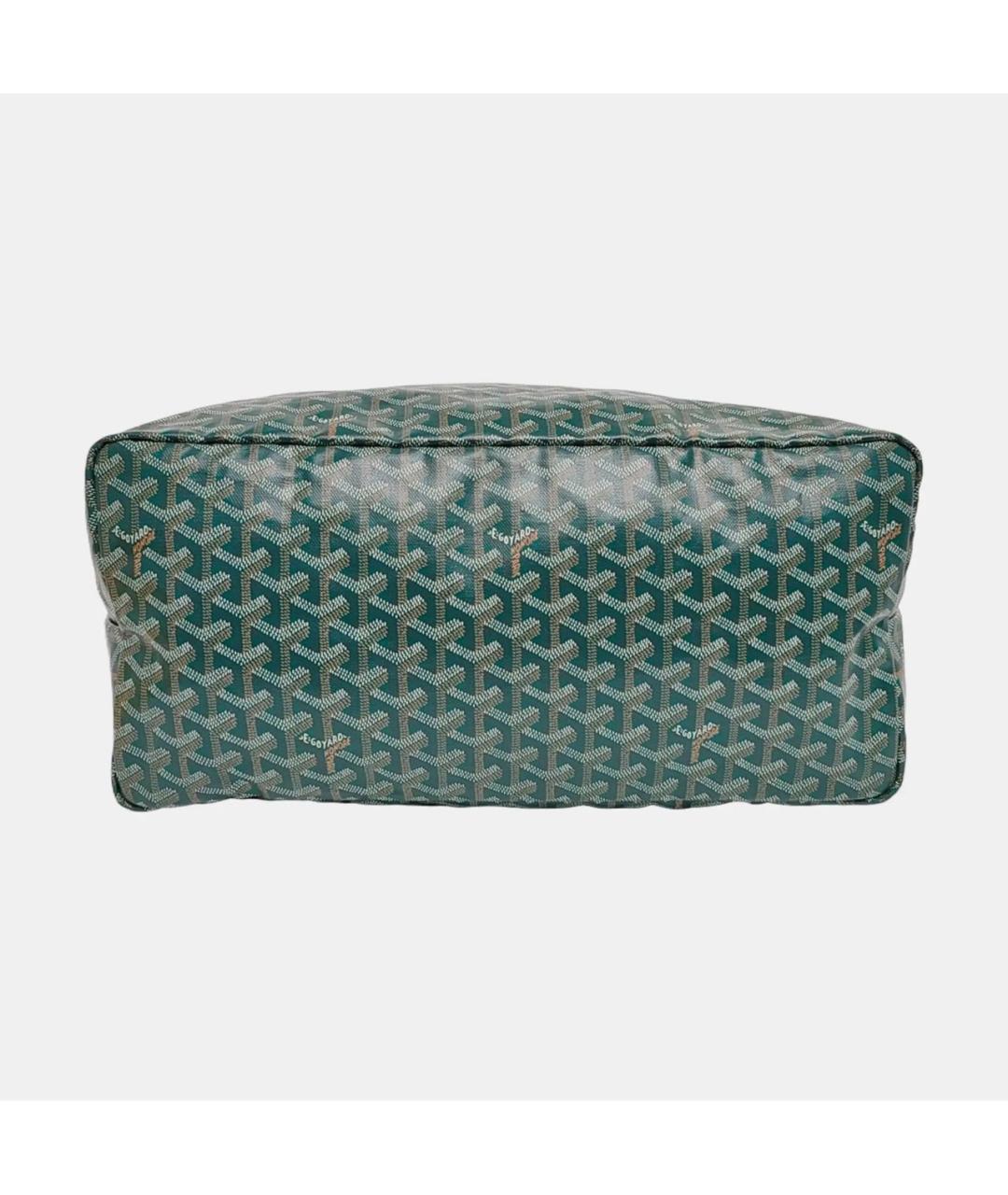 GOYARD Зеленая сумка тоут, фото 5