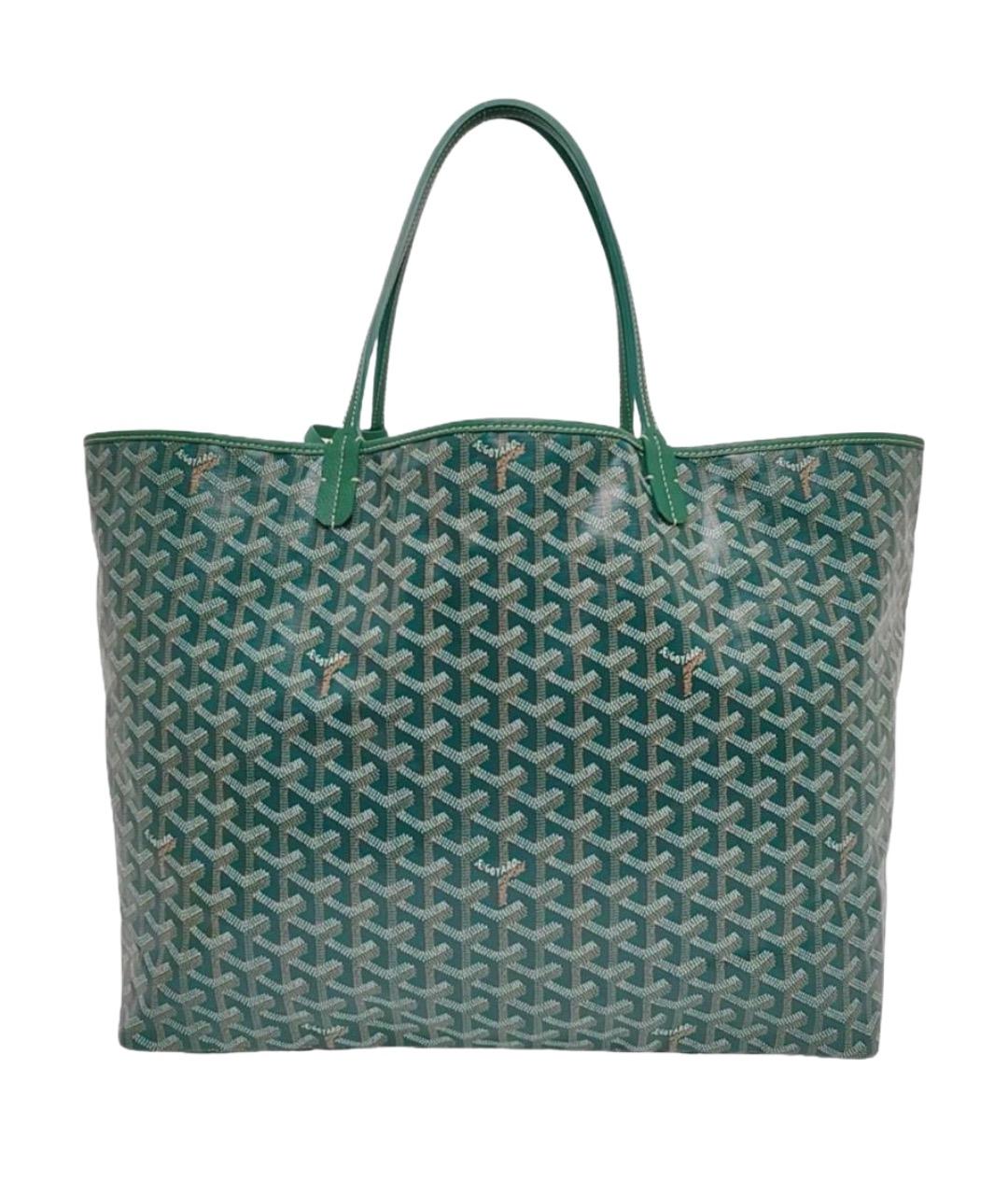 GOYARD Зеленая сумка тоут, фото 1