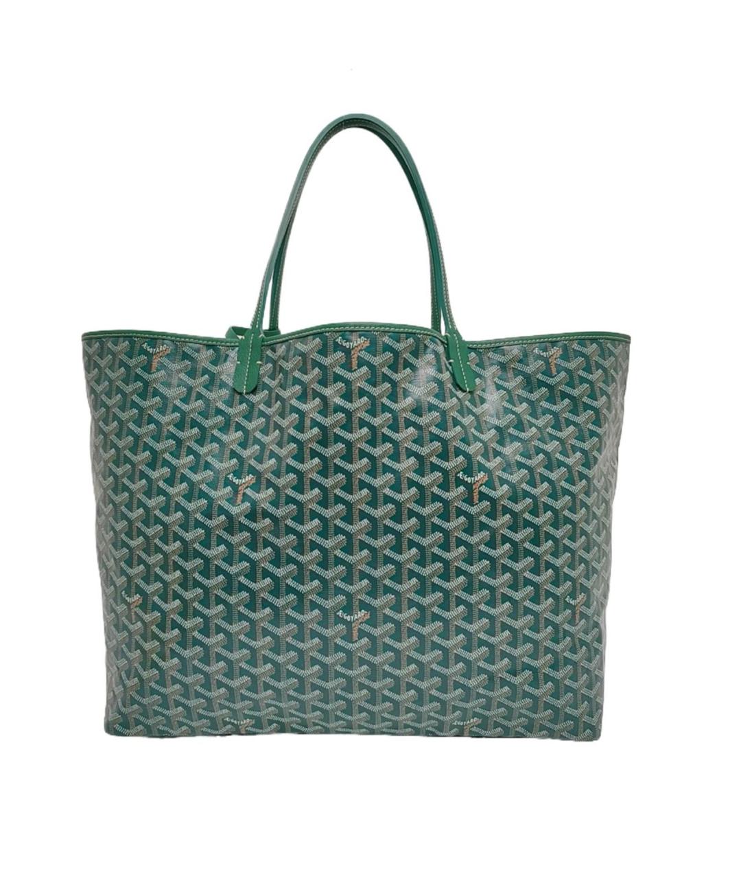 GOYARD Зеленая сумка тоут, фото 8