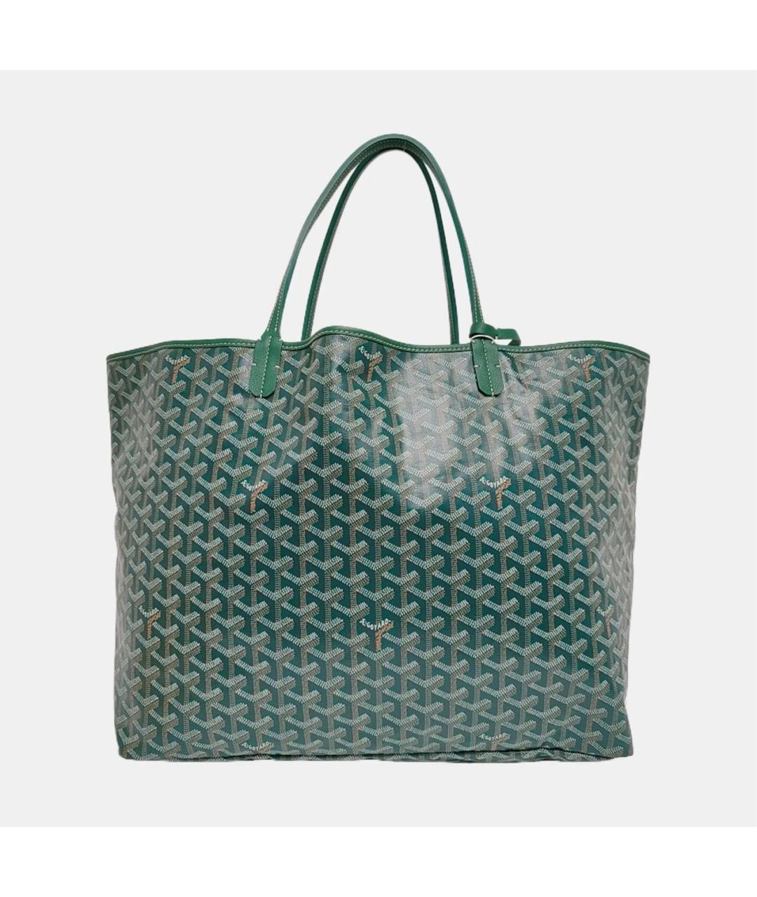 GOYARD Зеленая сумка тоут, фото 4