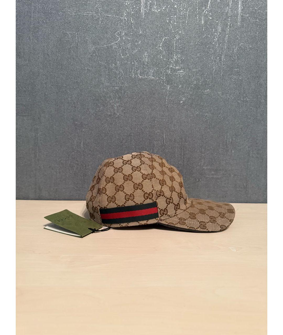 GUCCI Бежевая кепка/бейсболка, фото 2