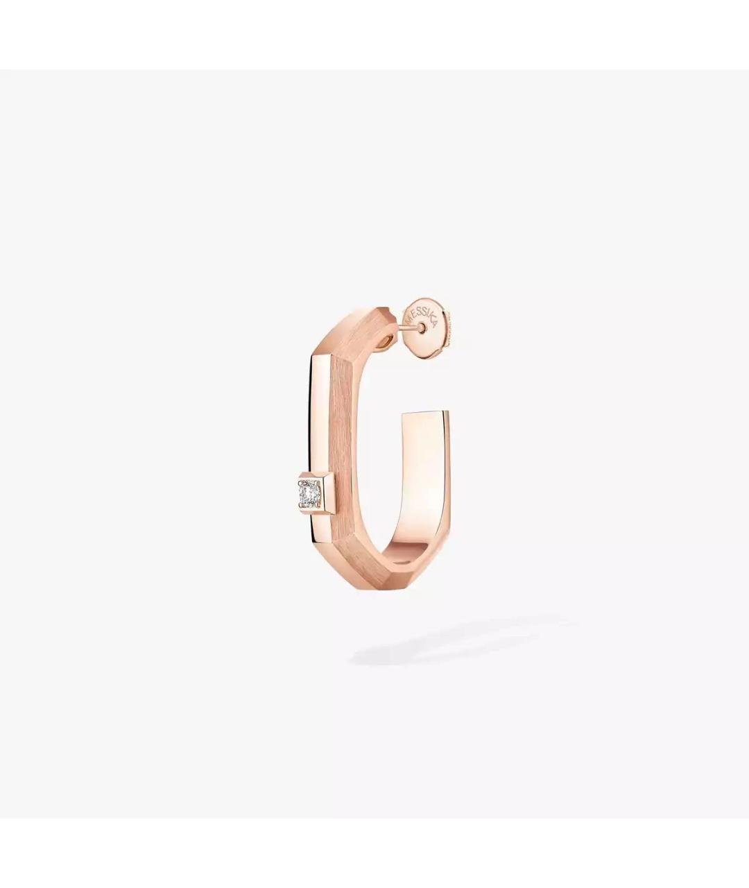 MESSIKA Бежевые серьги из розового золота, фото 5