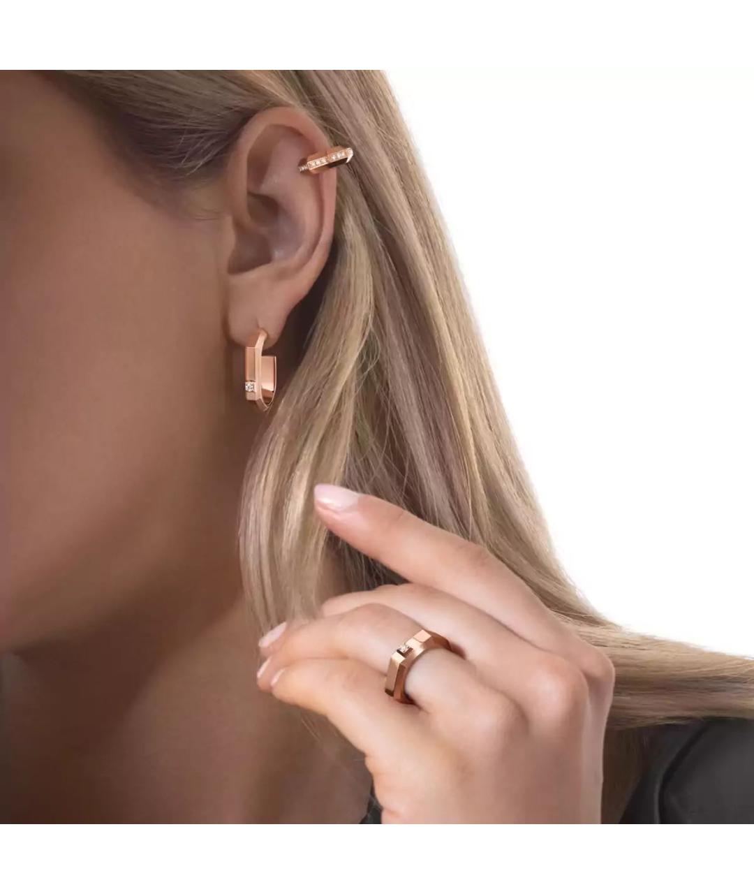 MESSIKA Бежевые серьги из розового золота, фото 2