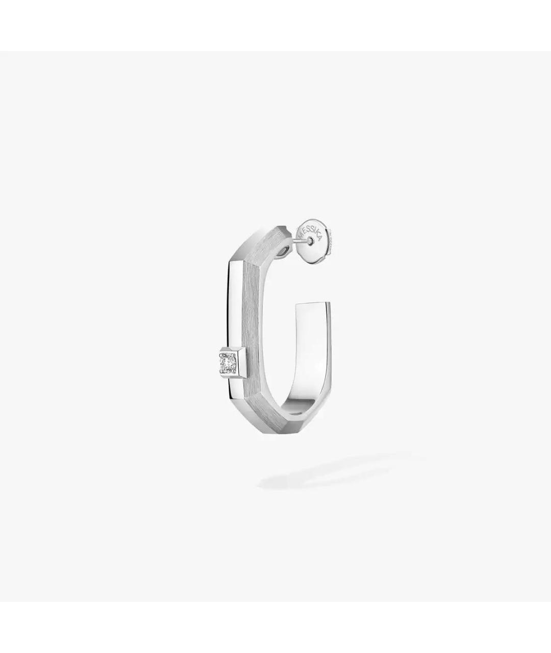 MESSIKA Серебряные серьги из белого золота, фото 5