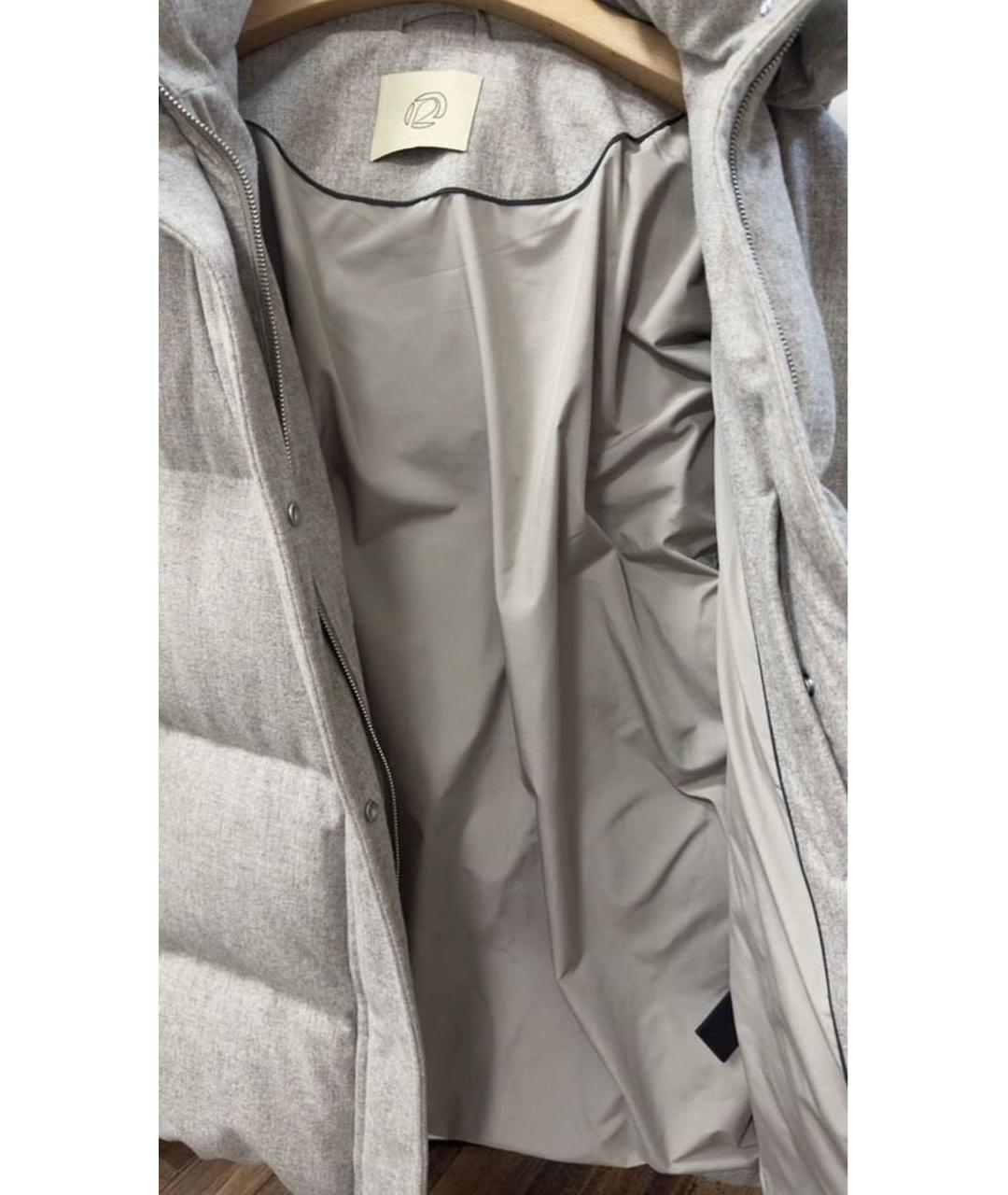 12 STOREEZ Бежевый шерстяной пуховик, фото 4