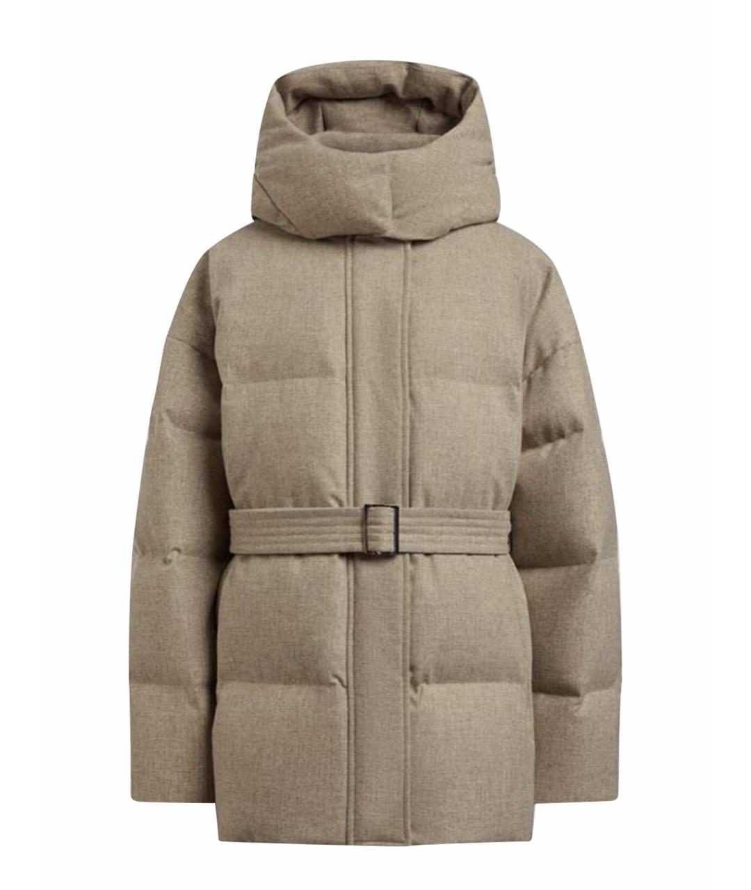 12 STOREEZ Бежевый шерстяной пуховик, фото 1