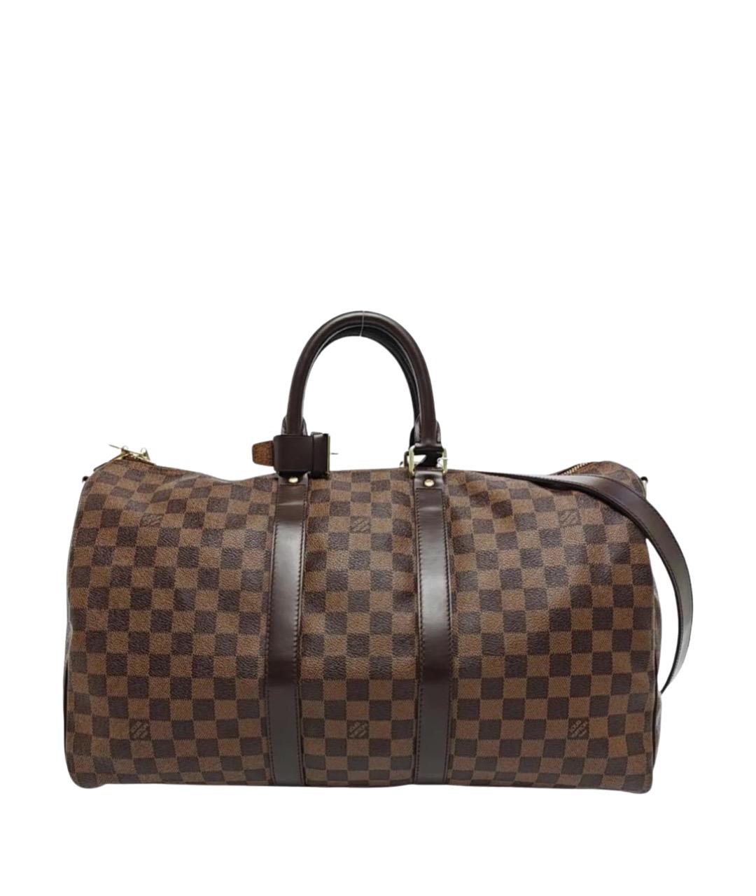 LOUIS VUITTON Коричневая дорожная/спортивная сумка, фото 1