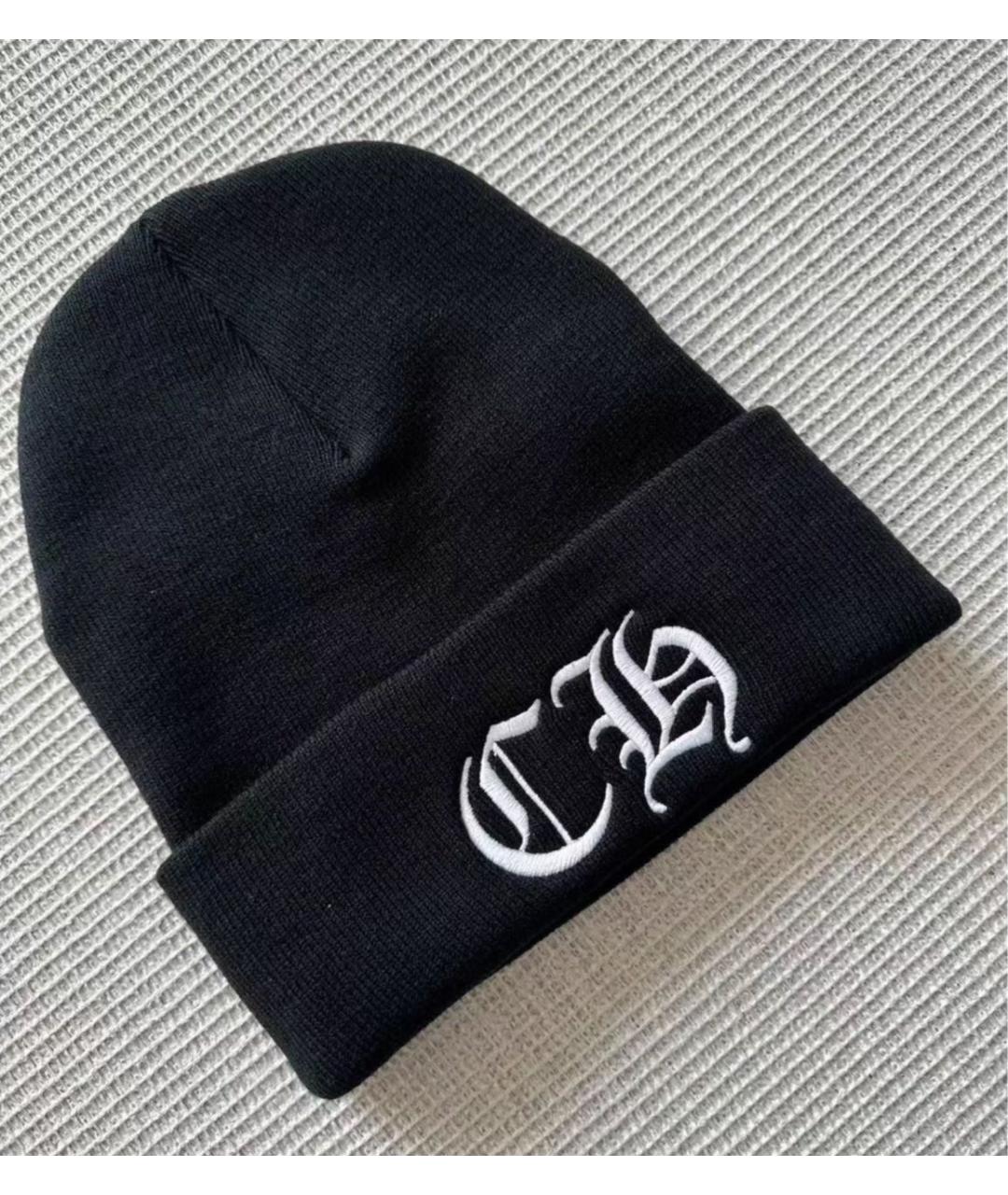 CHROME HEARTS Черная шапка, фото 3