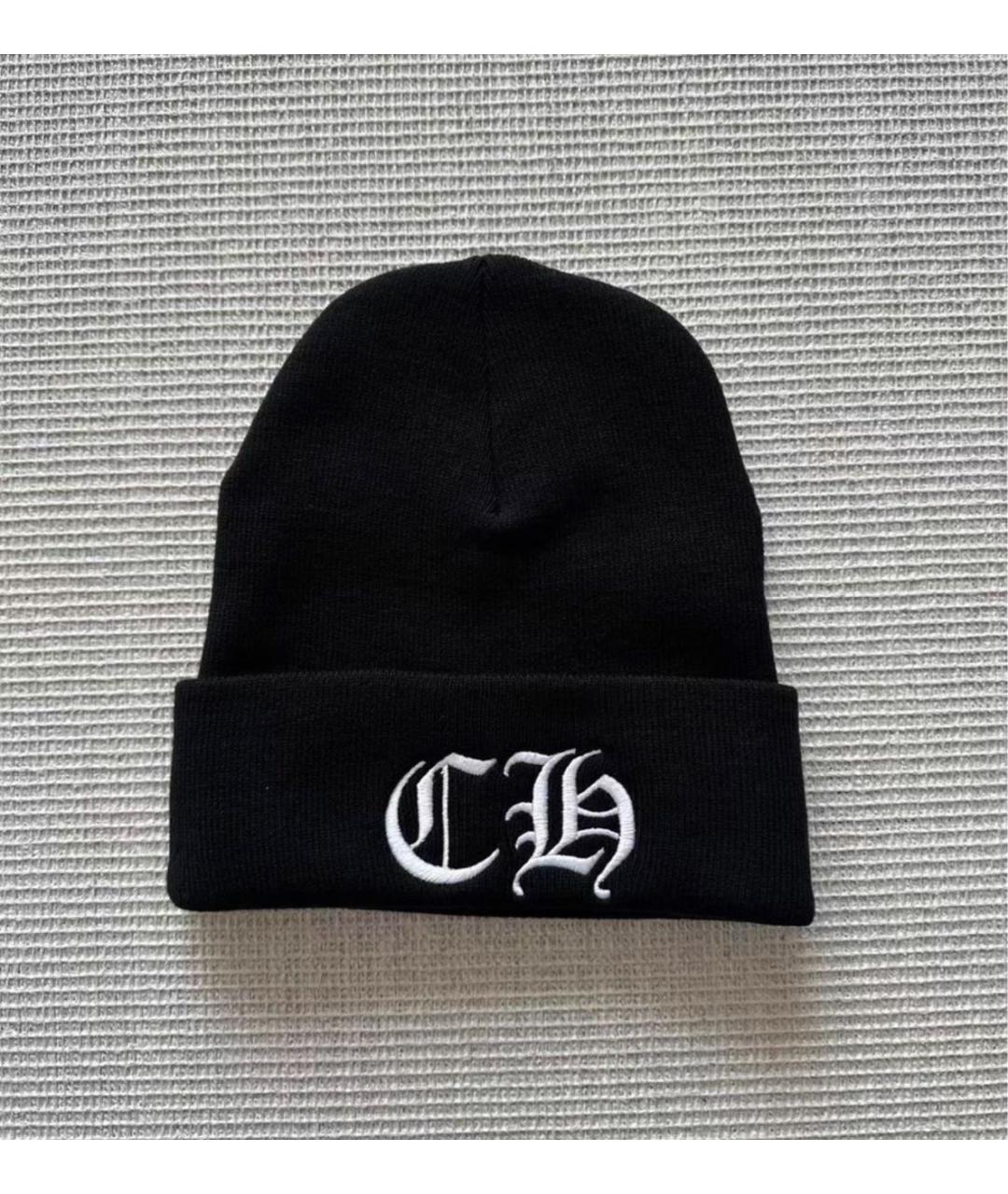 CHROME HEARTS Черная шапка, фото 5