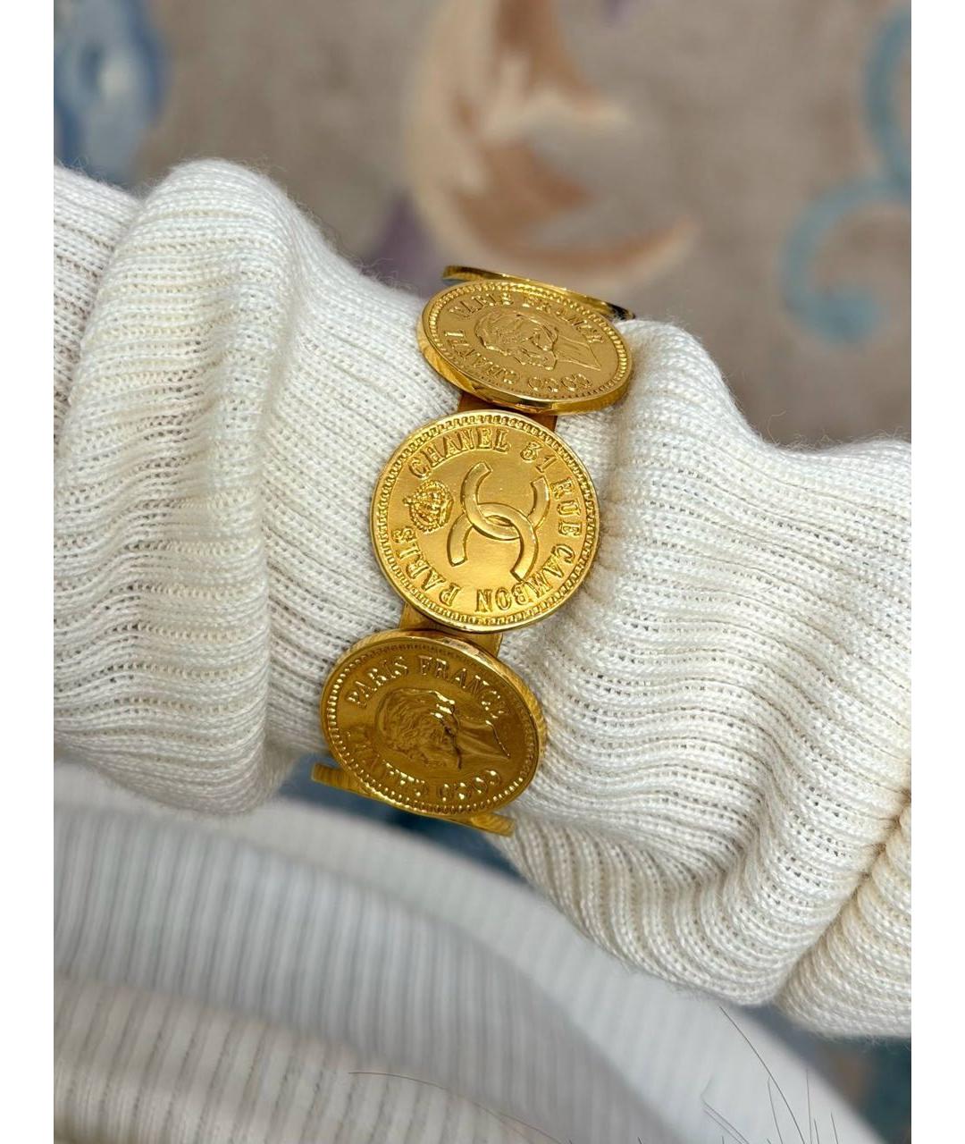 CHANEL Золотой браслет, фото 3