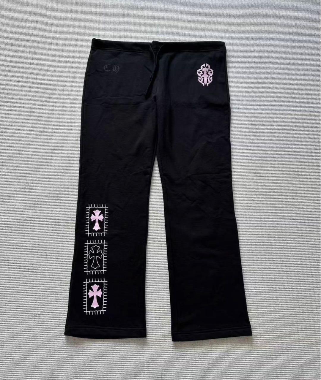 CHROME HEARTS Черные повседневные брюки, фото 5