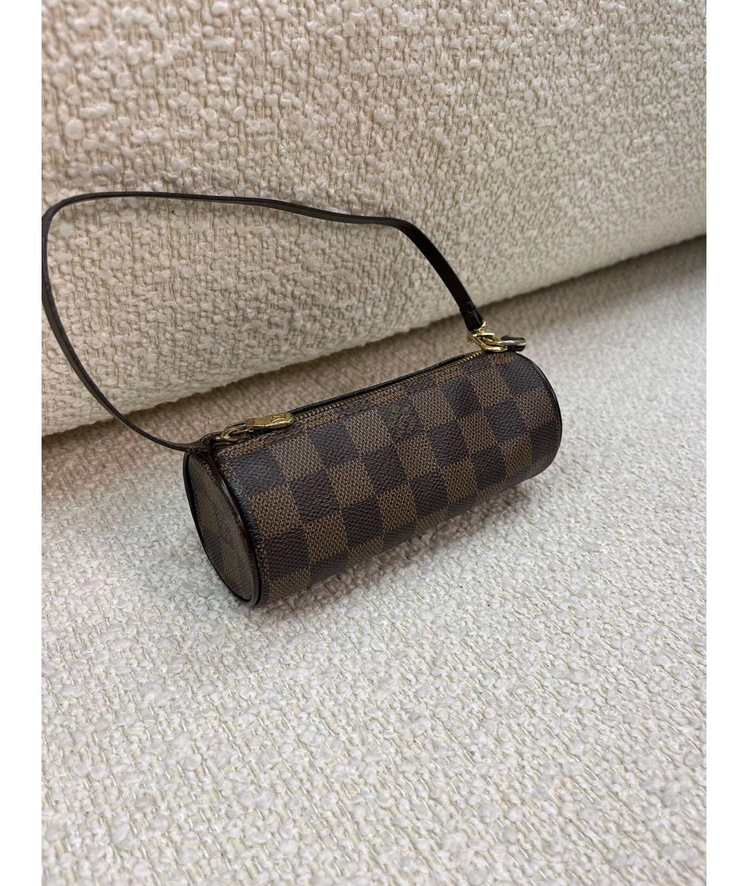 LOUIS VUITTON Коричневая сумка с короткими ручками, фото 2