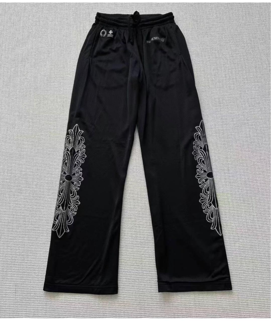 CHROME HEARTS Черные повседневные брюки, фото 5