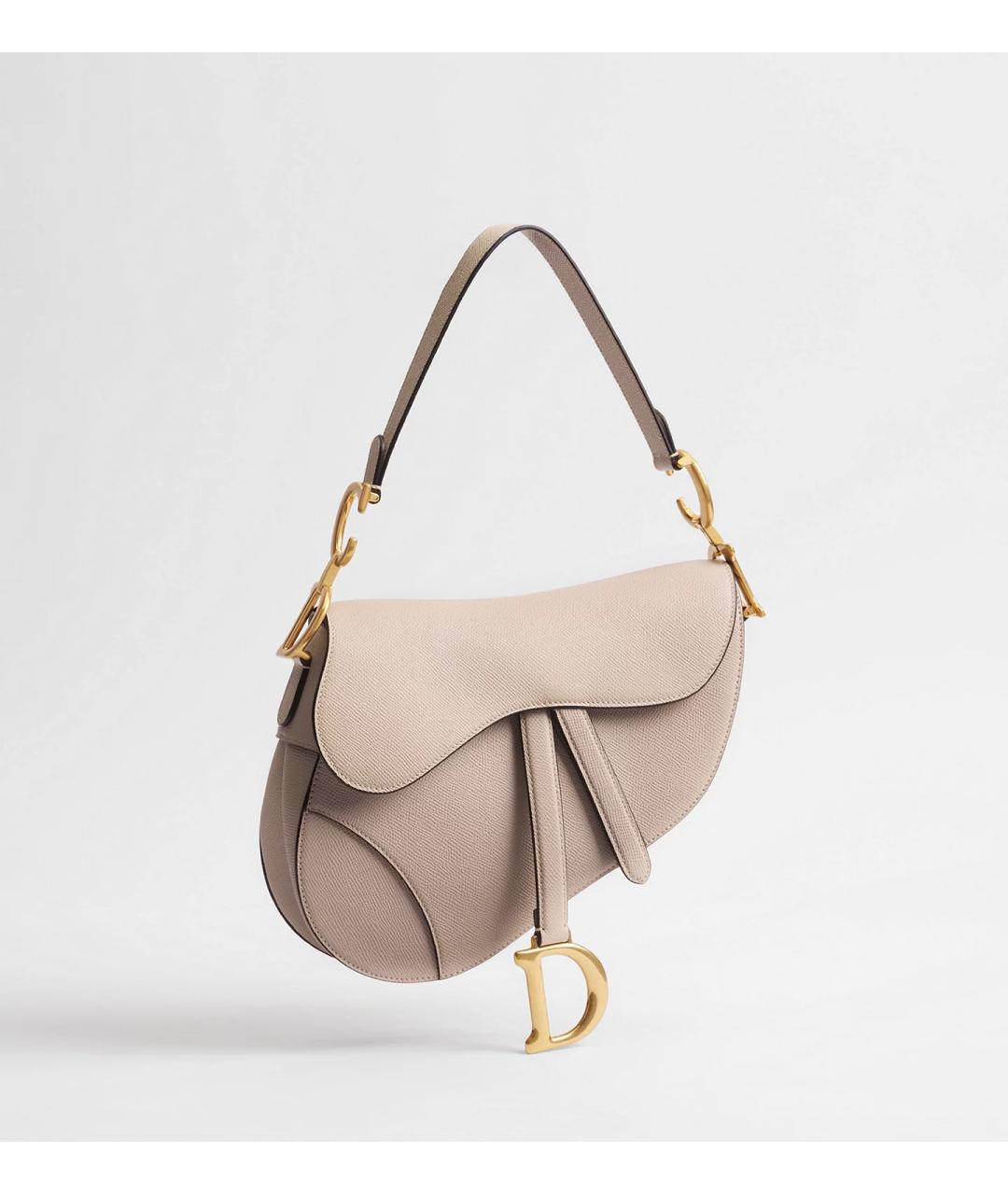 CHRISTIAN DIOR Розовая кожаная сумка через плечо, фото 8