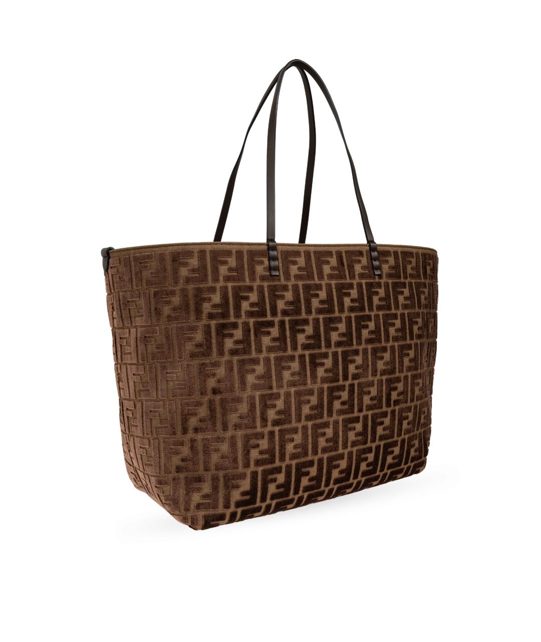 FENDI Коричневая сумка тоут, фото 3