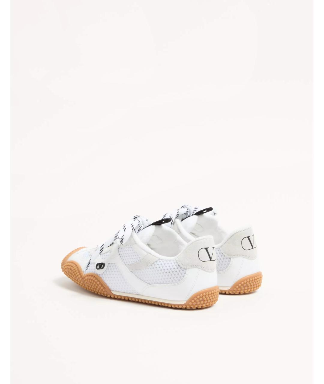 VALENTINO Белые кожаные кроссовки, фото 4