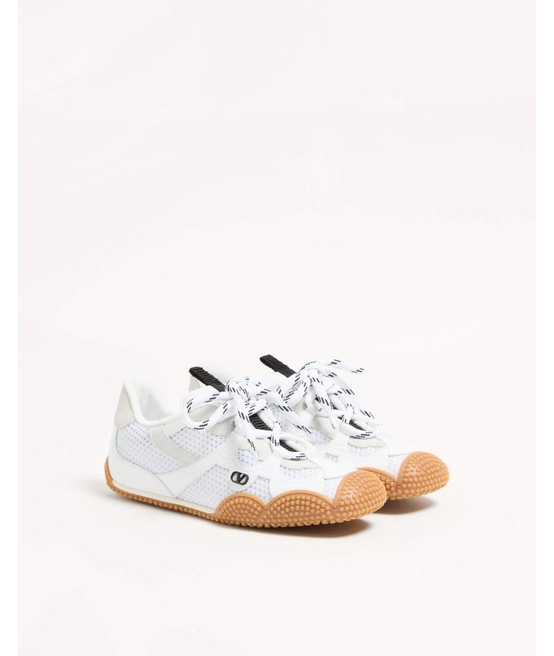 VALENTINO Белые кожаные кроссовки, фото 2