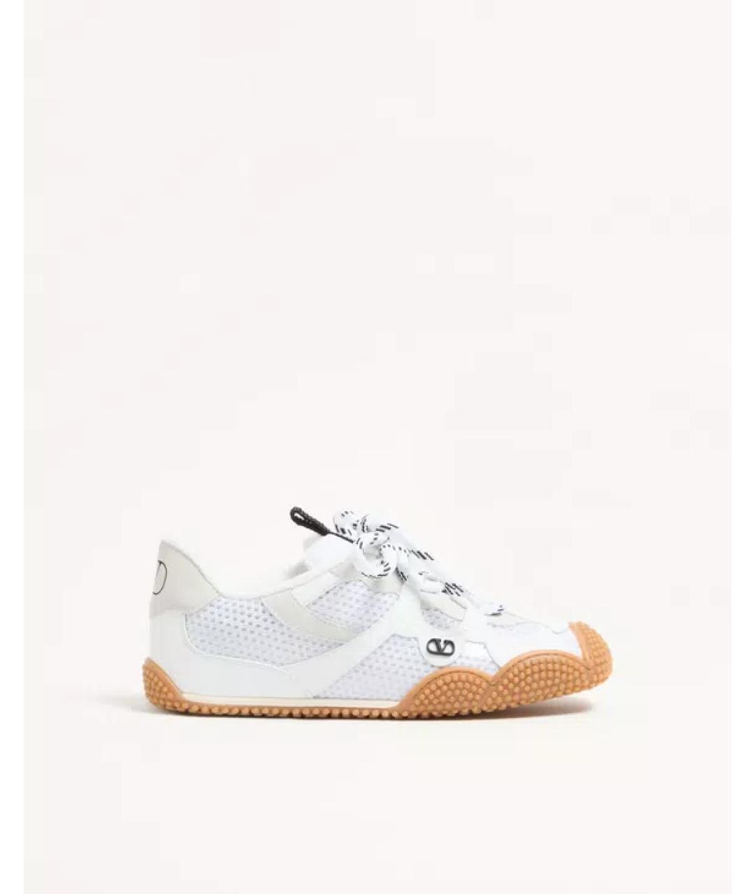 VALENTINO Белые кожаные кроссовки, фото 7