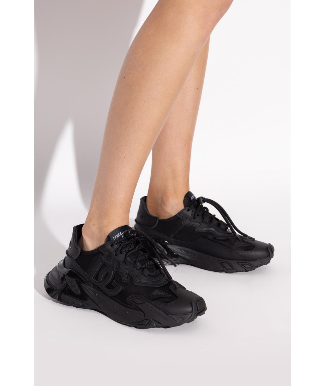 DOLCE&GABBANA Черные кроссовки, фото 2